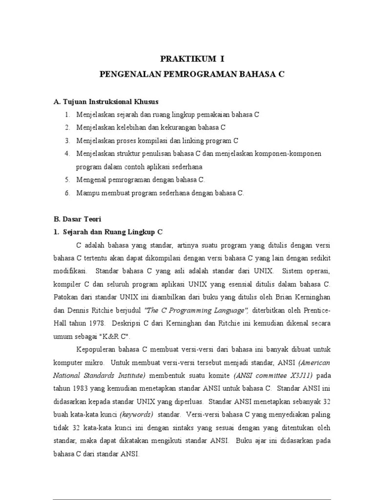 Job Sheet Bhs C 1-5 | PDF