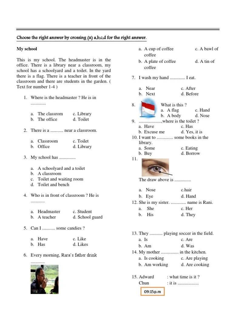 Home » pendidikan » latihan soal » 15 contoh soal bahasa inggris kelas xi beserta adapun kunci dari cara belajar bahasa inggris dalam 1 hari juga membutuhkan ketekunan dan kemauan dari. Soal Olimpiade Bahasa Inggris