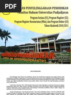 Buku Panduan Akademik FH UNPAD | PDF