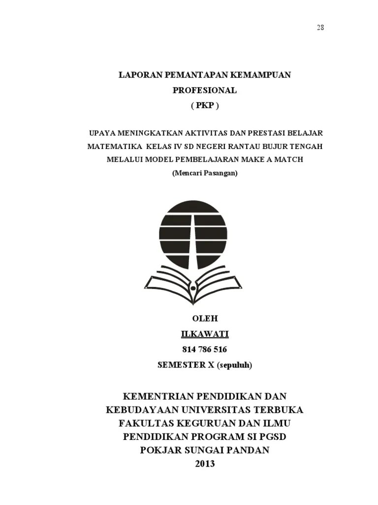 Membuat pantun anak dalam pembelajaran bahasa indonesia melalui permainan kartu kata siswa kelas iv semester ii . Contoh Laporan Pkp Bahasa Indonesia Kelas 5