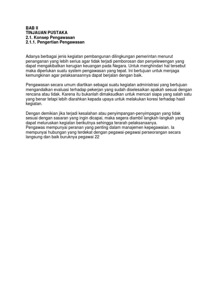 Konsep Pengawasan | PDF