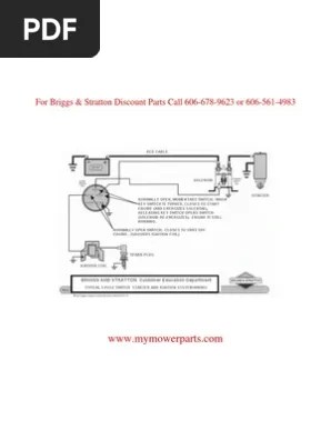 Alternator identification briggs & stratton engines are equipped with a number of different alternator systems to meet the requirements of equipment . Ignition Wiring Basic Wiring Diagram Briggs Stratton Pdf Ignition System Switch
