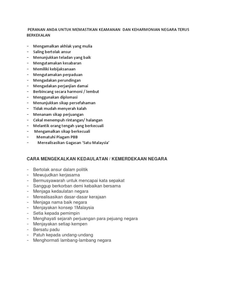 Cara Mengekalkan Kedaulatan Negara - Pendidikan Moral 4 Mpak Membalik Buku Halaman 1 13 Anyflip