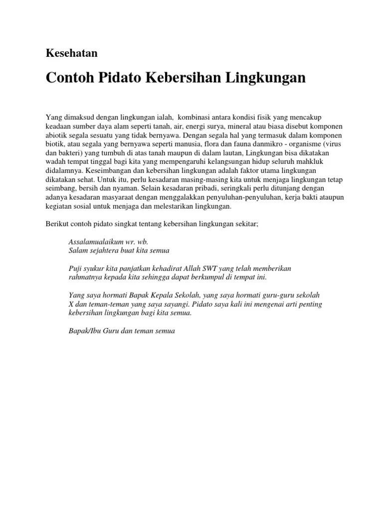 Penyuluhan Kebrsihan Lingkugan Di Desa LL Manik. | PDF