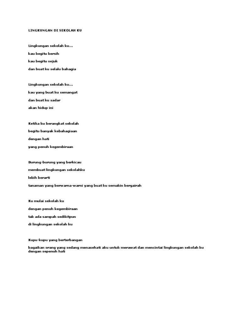 Menjaga lingkungan hidupnya, salah satunya melalui puisi tentang lingkungan hidup . Puisi Lingkungan Pdf