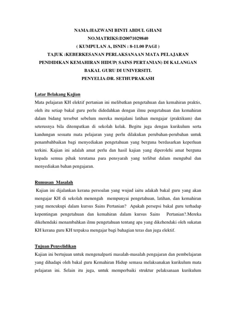 Saya banyak menerima pertanyaan tentang maksud sebenar latar belakang teori yang terletak di dalam bab 2 (kajian lapangan) laporan fyp. Latar Belakang Kajian 1 Pdf