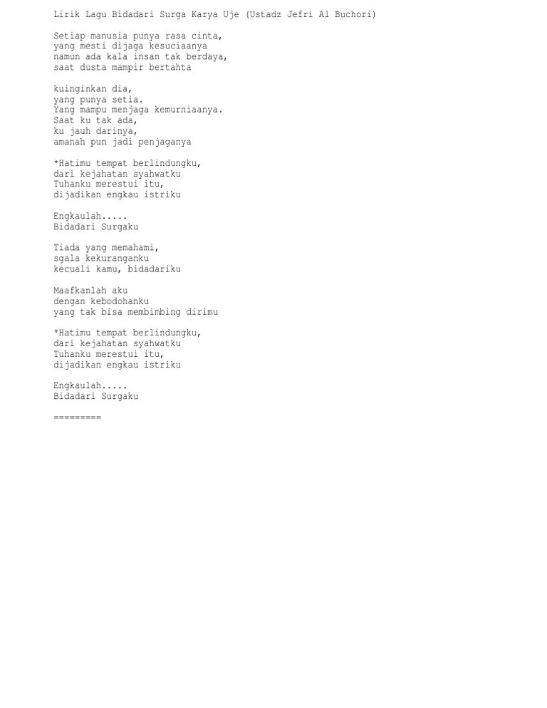 Bidadari Surga | PDF