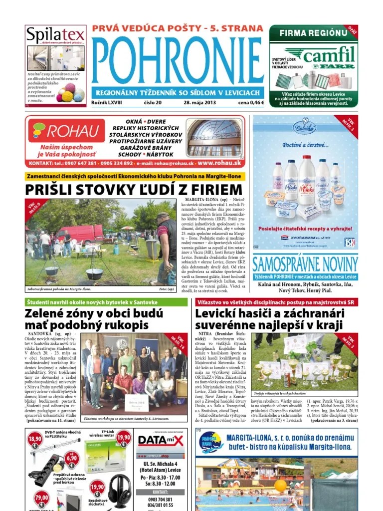 Predprimárne vzdelanie získa dieťa absolvovaním posledného ročníka vzdelávacieho programu odboru vzdelávania v materskej škole. Pohronie 20 2013 Pdf