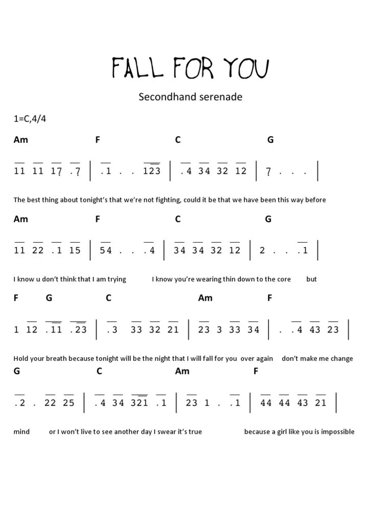 Not Angka Fall For You | PDF