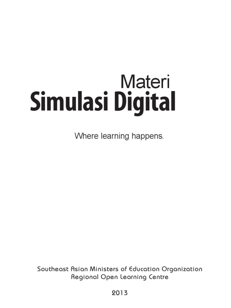 Pdf pada ebook simulasi digital kelas x semester 1 materi yang dibahas adalah cara membuat buku digital, kelas maya tentang . Kang Ruli Materi Simulasi Digital Ebook