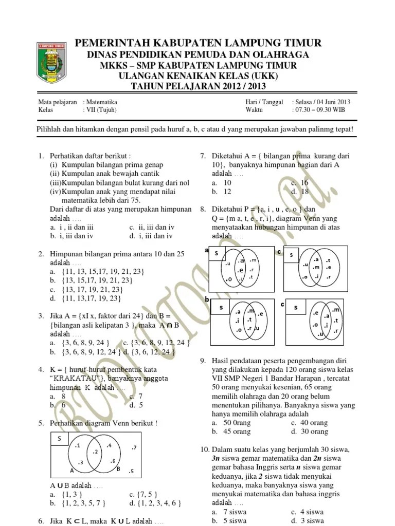 Soal pat bahasa inggris kelas 7 k13 dan jawaban tahun 2021, download soal ukk bahasa inggris kelas vii smp/mts kurikulum 2013 terbaru. Kunci Jawaban Ukk Kelas 7 2019 Bahasa Inggris Revisi Id