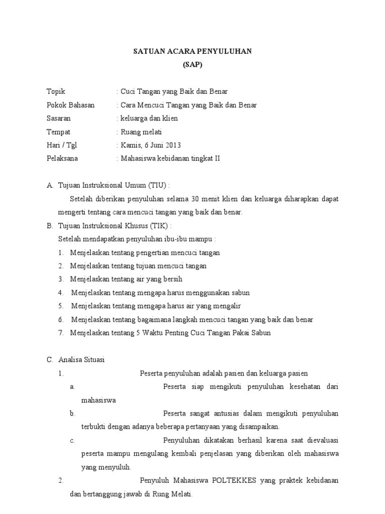 Sap Cuci Tangan | PDF