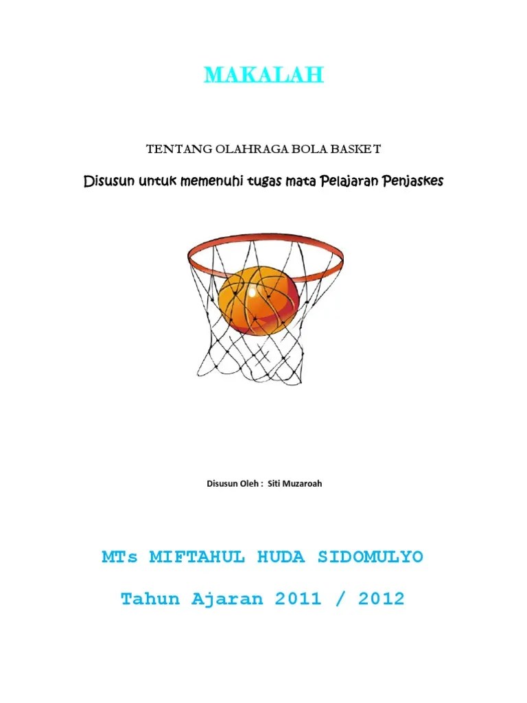 1 permainan bola basket a. Makalah Bola Basket Pdf