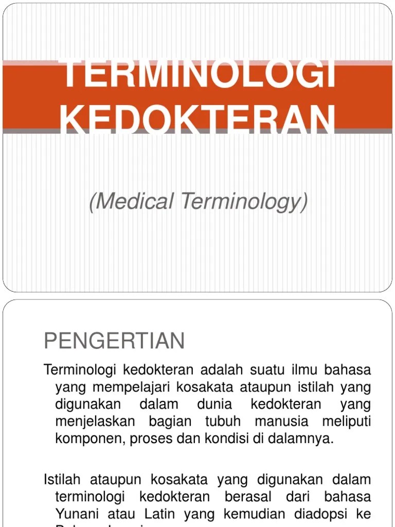 Istilah Kedokteran | PDF