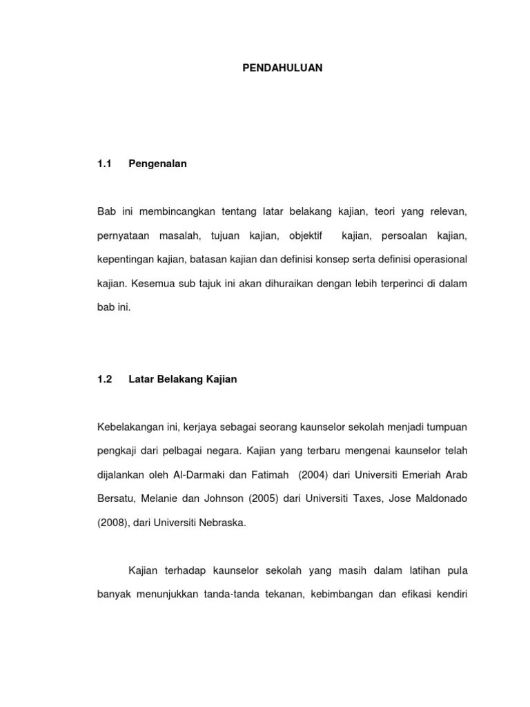 Segala puji pujian dipersembah ke hadrat allah swt. Contoh Pengenalan Pdf