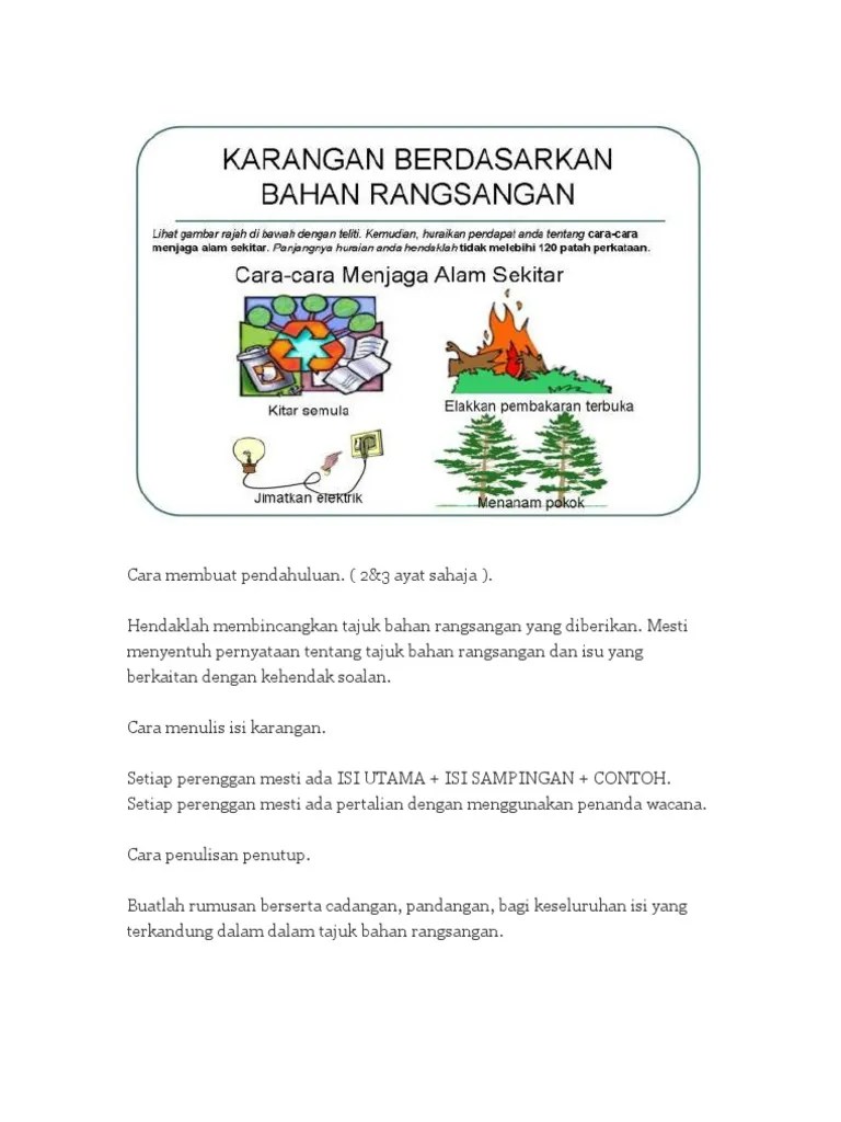 Bagaimanakah anda menangani sisa di rumah anda? Cara Cara Menjaga Alam Sekitar Pdf