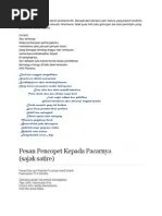 Puisi baru epigram, romansa, elegi, himne, ode hingga satire. Kumpulan Puisi Satire Pdf