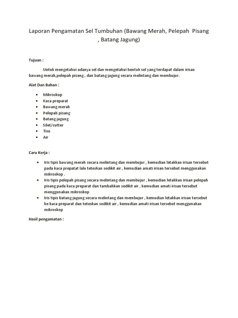 Penentuan jenis tanaman yang akan ditumpangsarikan dan saat. Contoh Laporan Pengamatan Tanaman