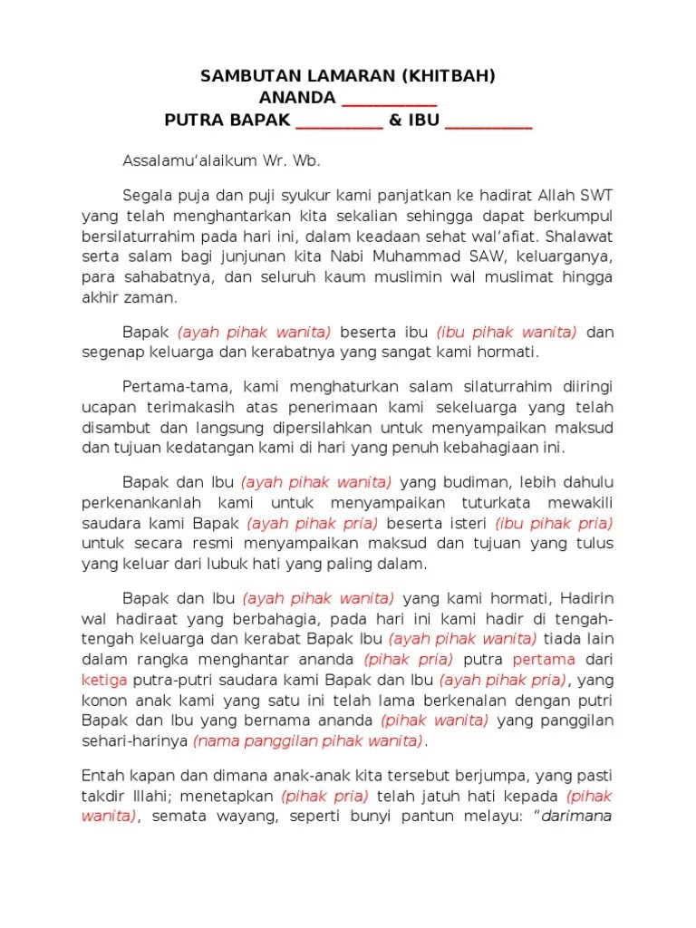 Pantun Lamaran - Kata Kata Cinta