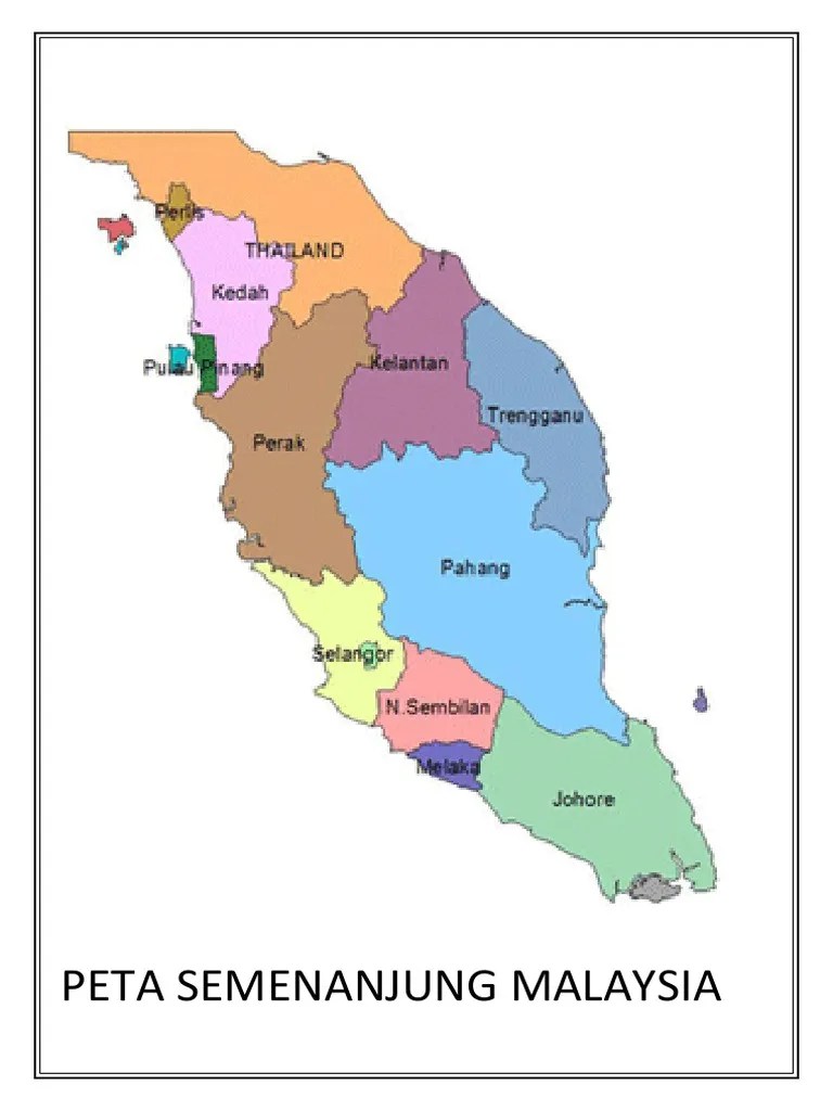 Letak negara malaysia ini juga dekat dengan indonesia. Peta Malaysia Pdf
