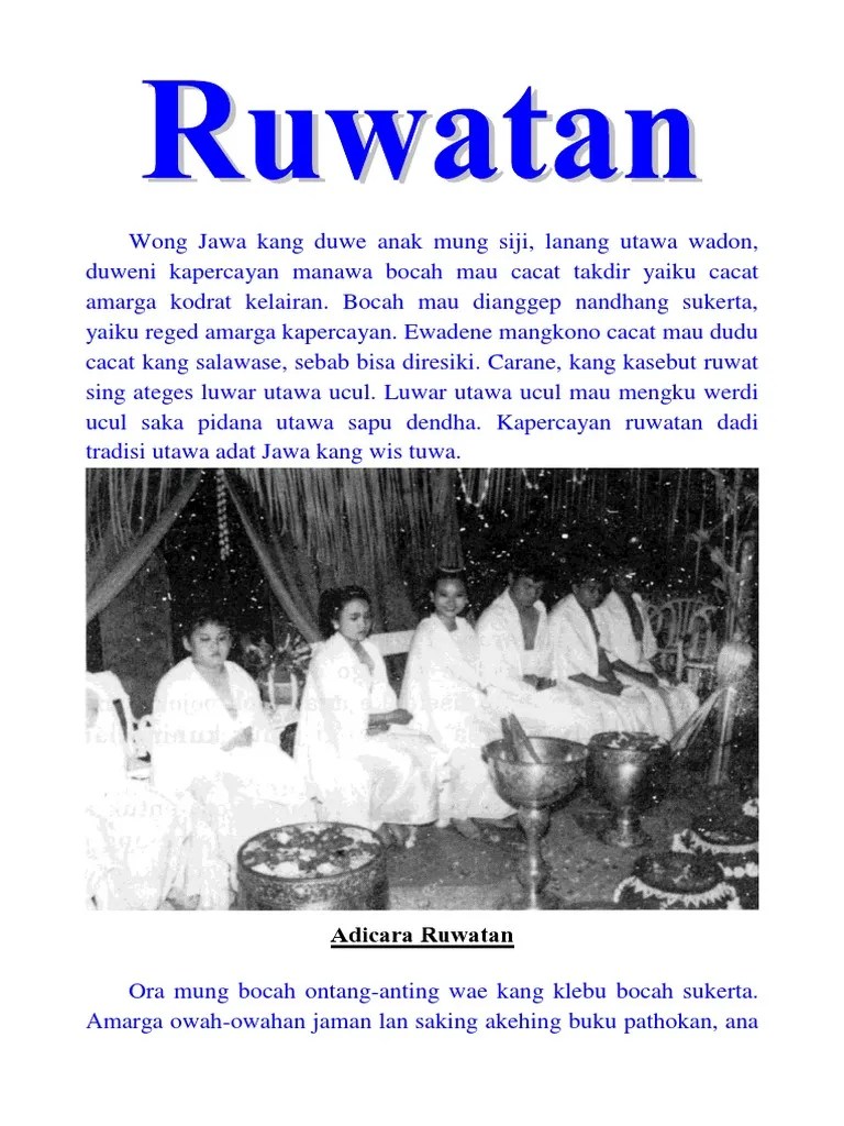 Ruwatan | PDF