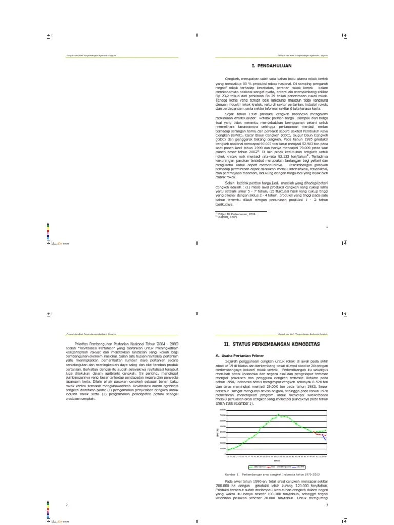 Pendapatan petani diantaranya luas lahan, cuaca, produksi cengkeh, biaya pemeliharaan dan harga cengkeh dipasar. Jurnal Cengkeh Pdf