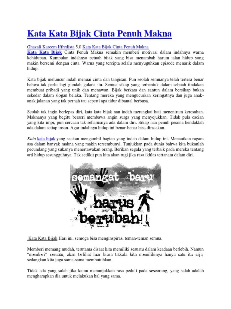 Kata kata bijak cinta luar biasa aman dan terkendali baca. Kata Kata Bijak Cinta Penuh Makna