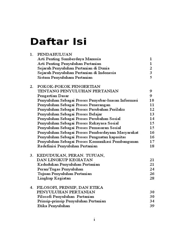 Daftar Isi | PDF
