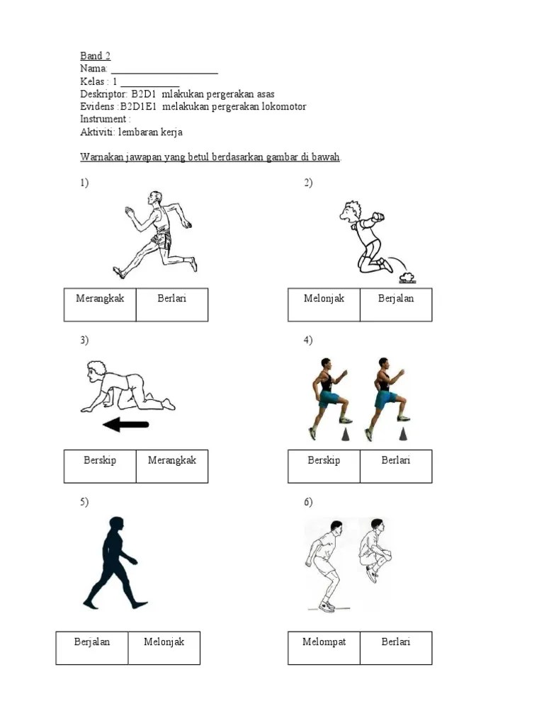 Beberaa di antaranya yaitu berjalan, . Aktiviti Lokomotor Pdf
