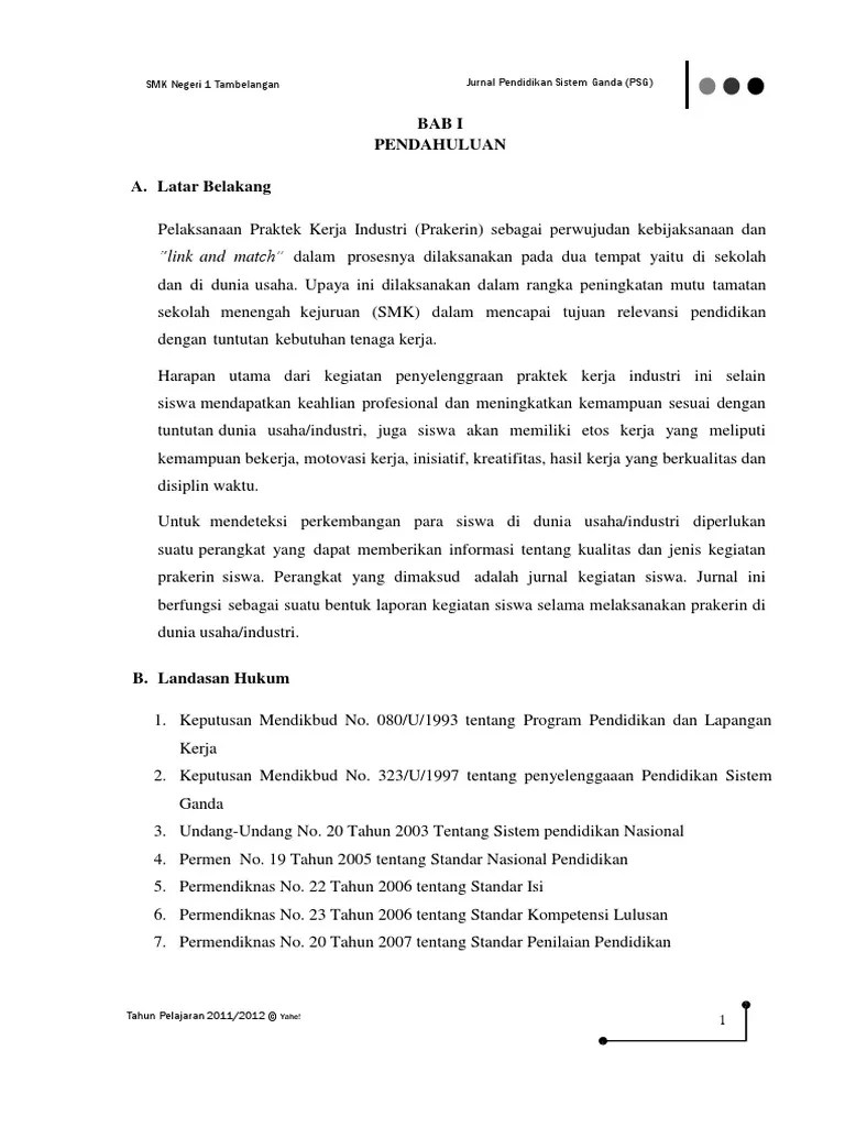 Contoh Latar Belakang Laporan Prakerin Tkj