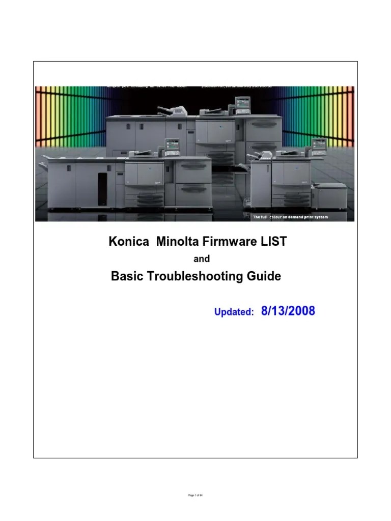 Konica minolta drivers, bizhub c360 driver mac, konica minolta support, download for windows10/8/7 and xp (64 bit and 32 bit), pcl and ps driver and driver mac os. Konica Minolta Firmware List Remote Desktop Services File Transfer Protocol