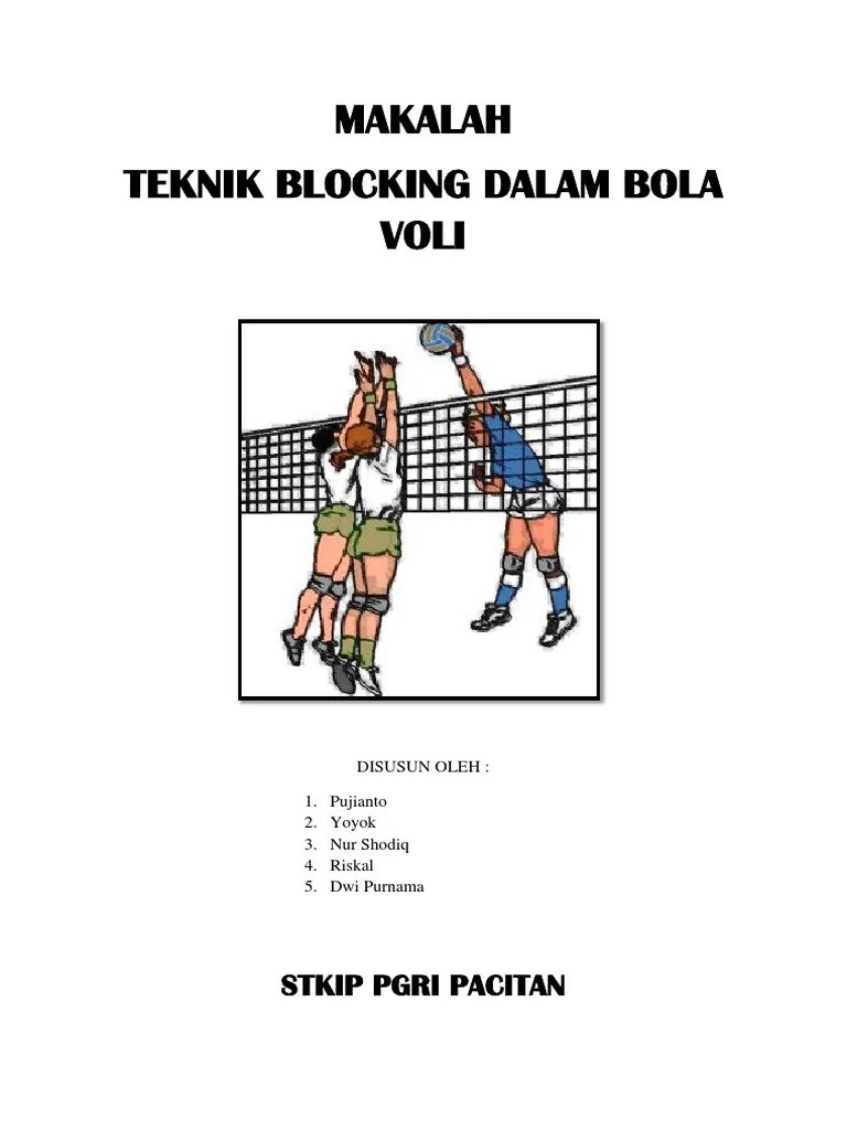 Bola voli ditemukan pada tahun 1895 dan pada . Cover Makalah Bola Voli Pdf