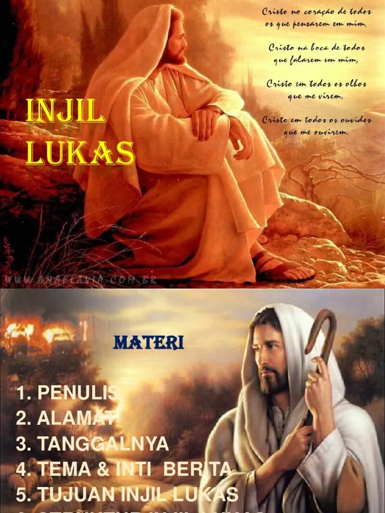 Potret Yesus Dalam Injil Lukas | PDF