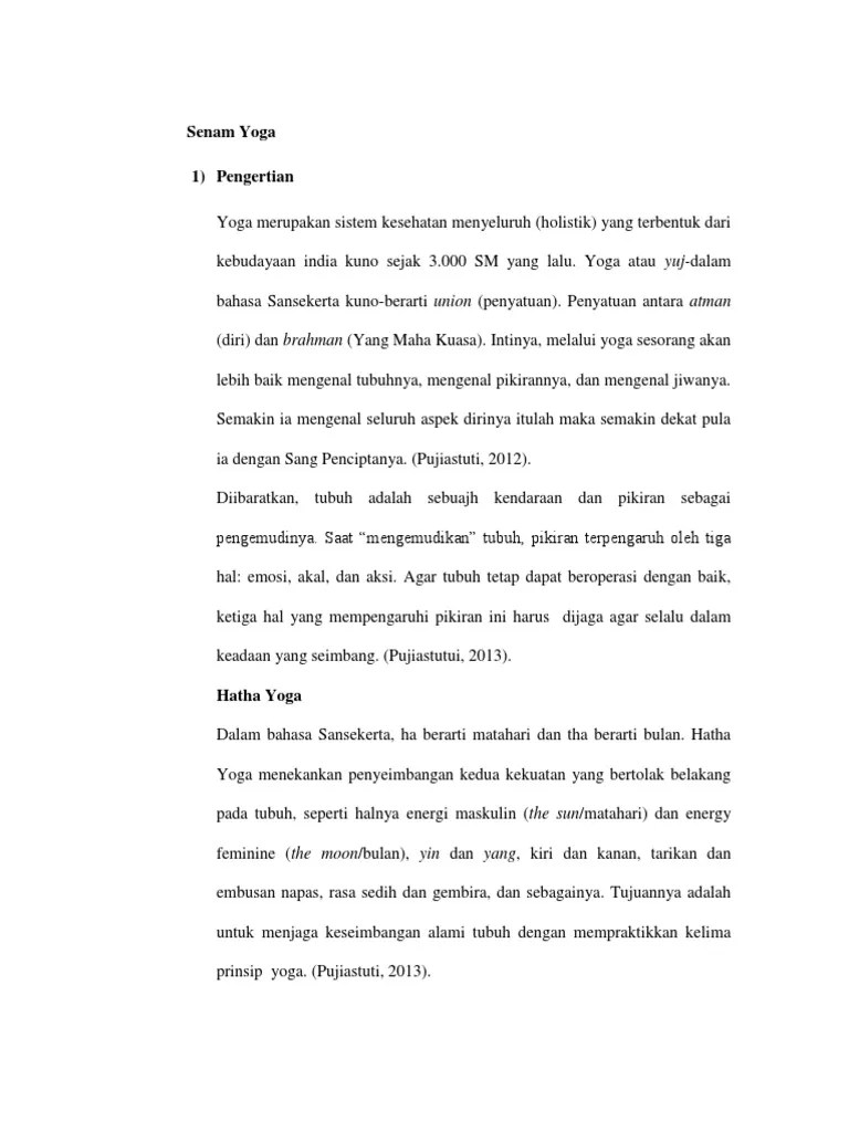 Kita lahir berulang kali untuk meningkatakan perkembangan evolusi jiwa. Senam Yoga