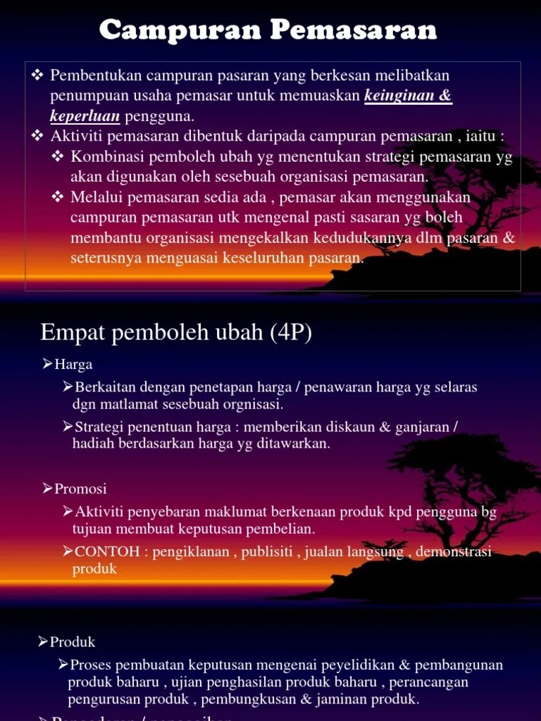3.1 definisi empat elemen campuran pemasaran campuran pemasaran adalah satu set. Campuran Pemasaran Menurut Tokoh Braydoncxt
