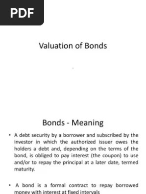 If there is one film character that everyone can't get enough of, it's bond. Bonds Pdf Bond Duration Bonds Finance