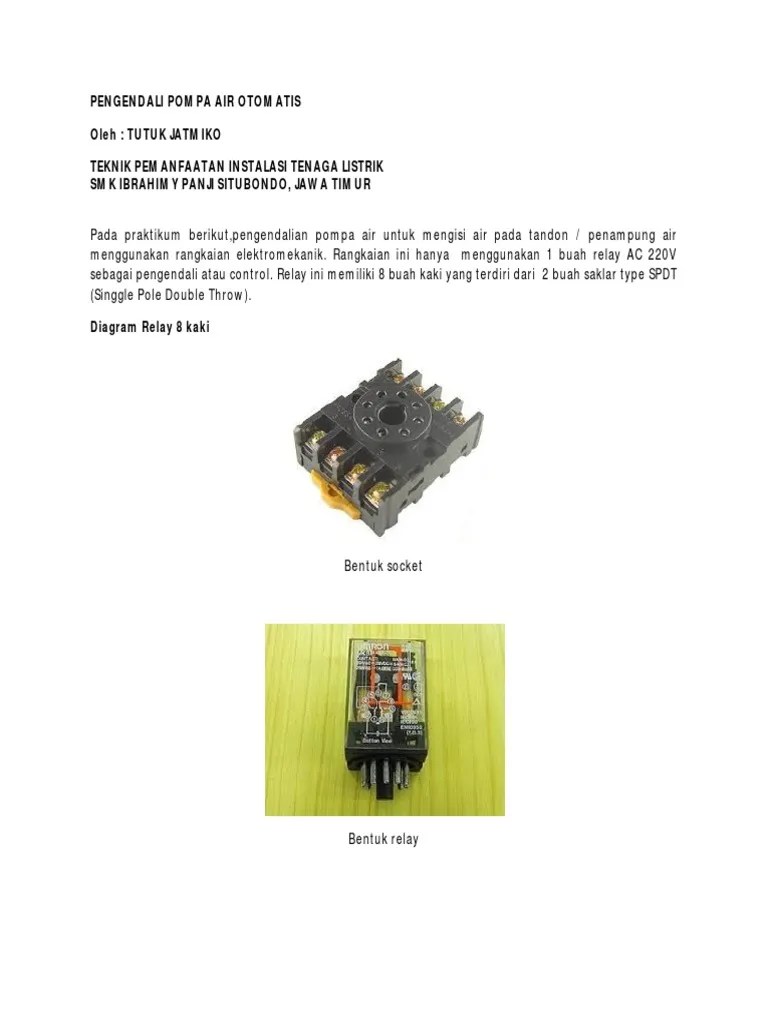 Pengendali Pompa Air Elektronik | PDF