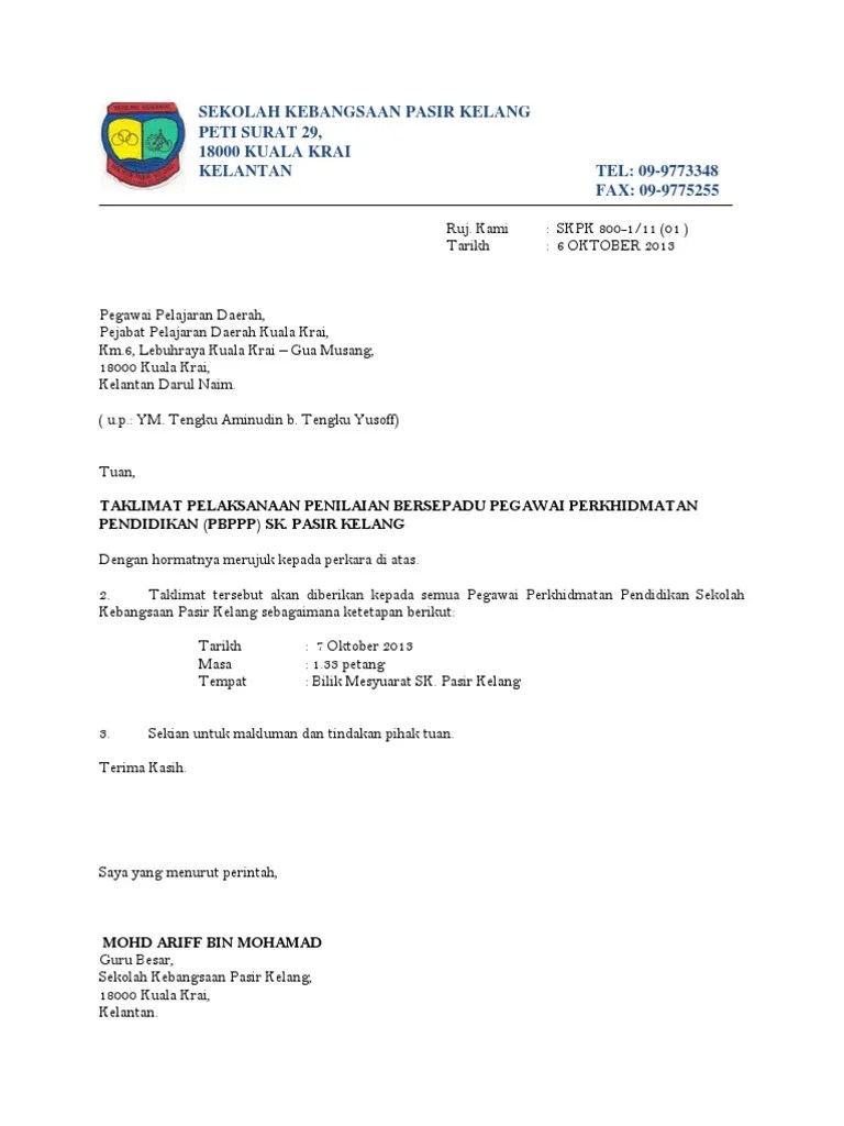 Jawab bagi para pejabat dengan adanya petunjuk teknis penyusunan pkp dan yang . Surat Pkp Pdf