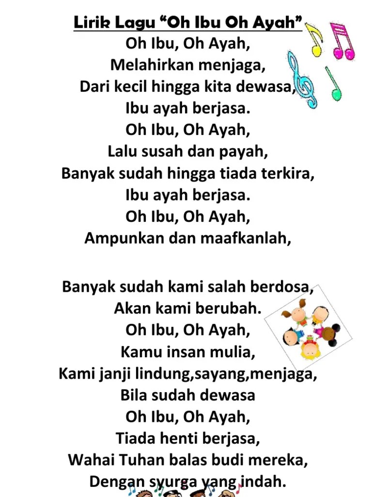 Lirik Lagu Keluarga | PDF
