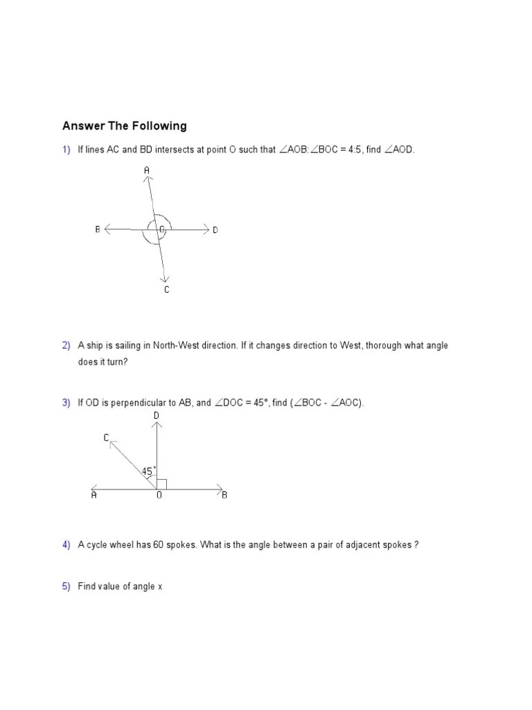 grade 6 math geometry worksheet