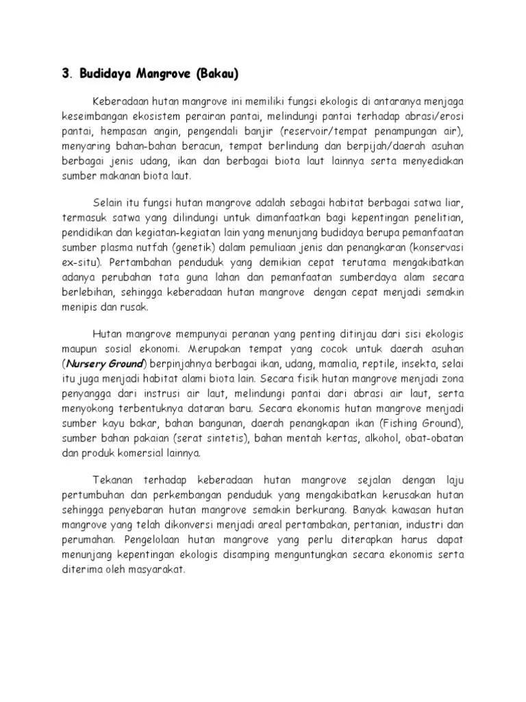 Aplikasi Mangrove | PDF