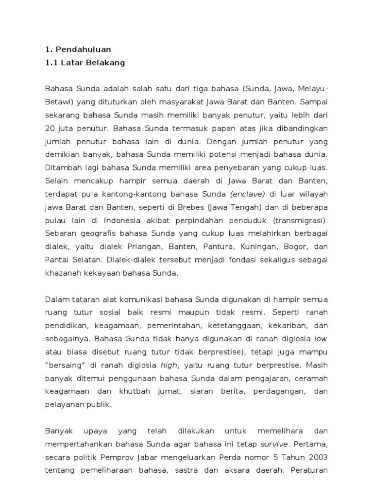 Konsep Plural Dalam Bahasa Sunda | PDF