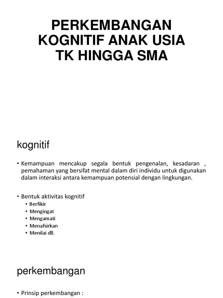 Pembelajaran di tk andini kota bandar lampung selama ini belum menggunakan model pembelajaran make a match sehingga peneliti ingin. Soal Kognitif Anak Tk