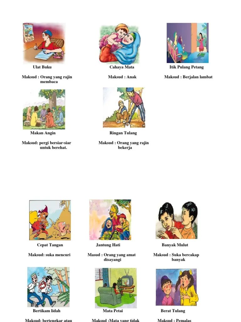 Ditanya sepatah akan dijawab panjang berjela. Simpulan Bahasa Pdf