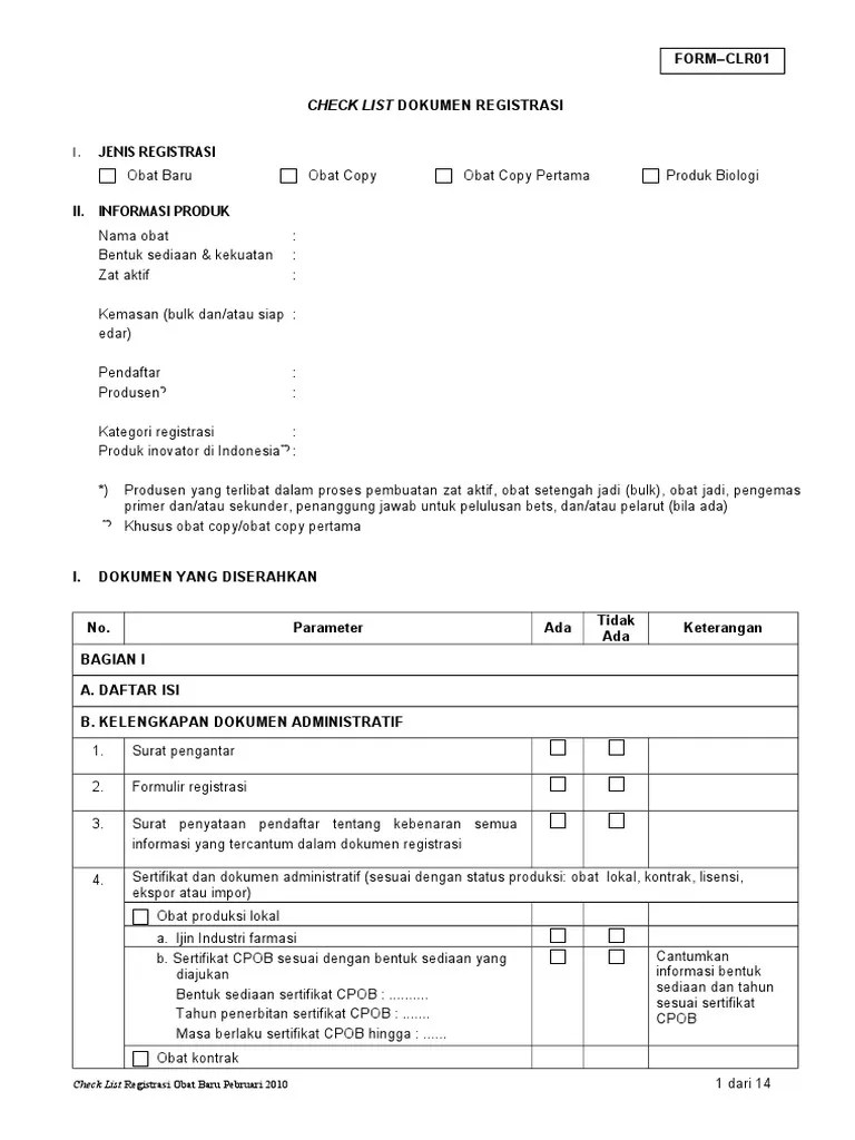 REG OBAT Dan Produk Biologi-Email Ke Pak Iin 02022011 | PDF