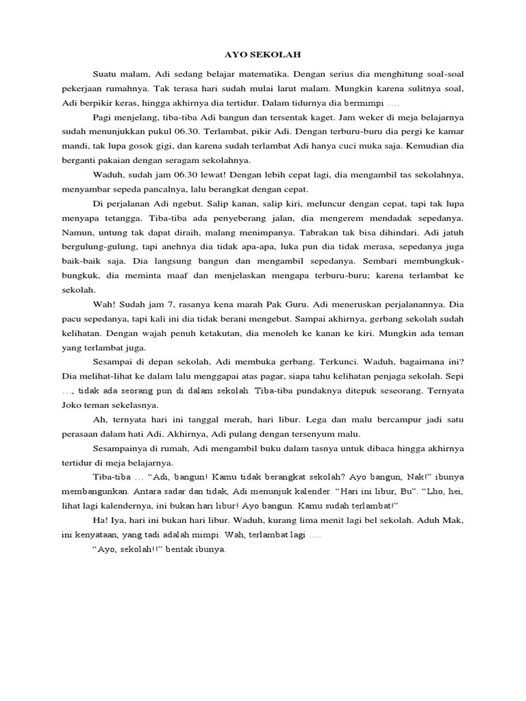 Contoh Teks Monolog Lucu - Contoh Resource