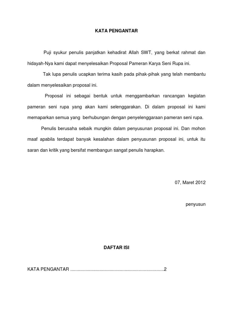 Contoh Kata Pengantar | PDF