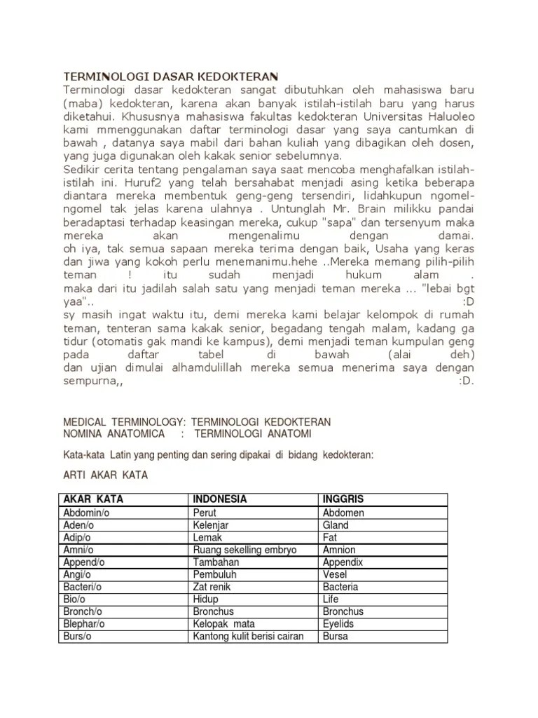 Apa Arti Kata Terminologi