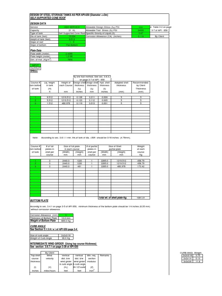 Want to read all 511 pages? Self-Supported Cone Roof Design Data: Design Of Steel