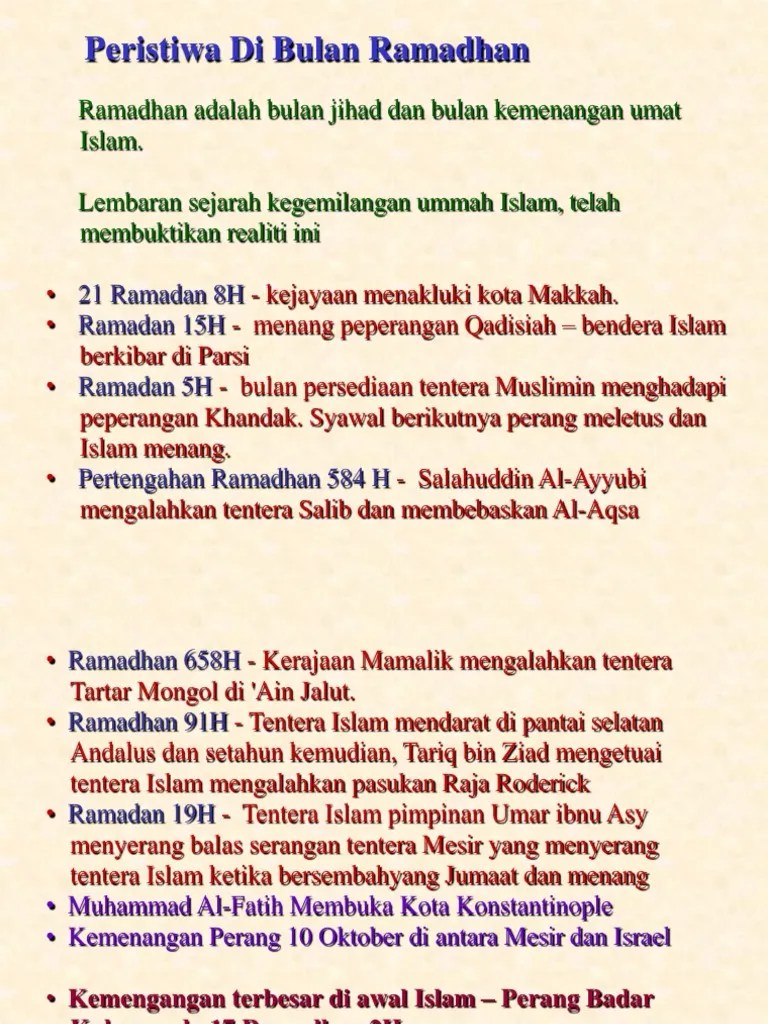 Perang Badar Slide | PDF